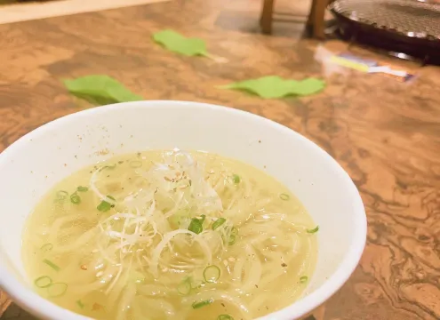 羊湯　塩ラーメン